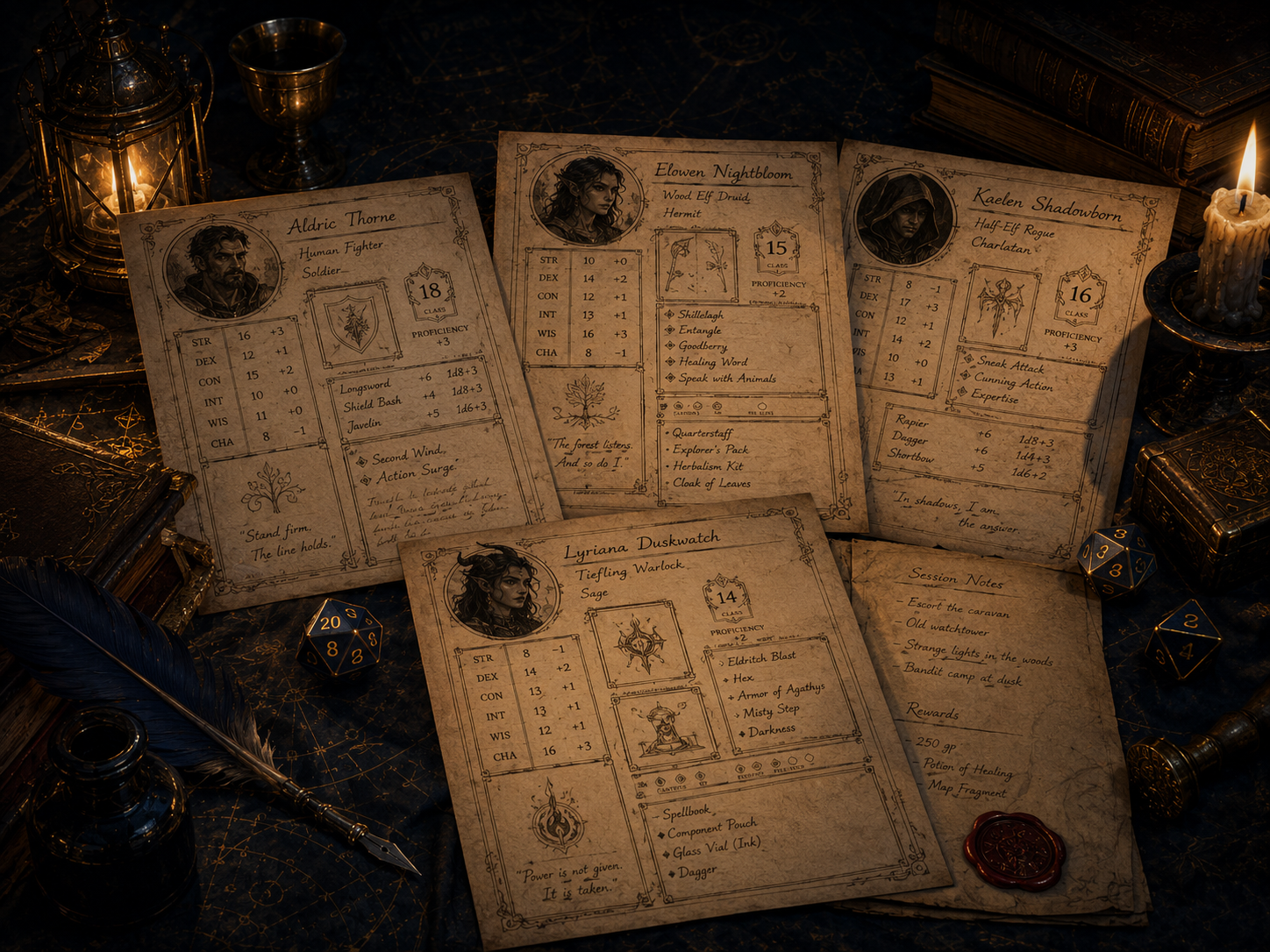 Feuille de personnage